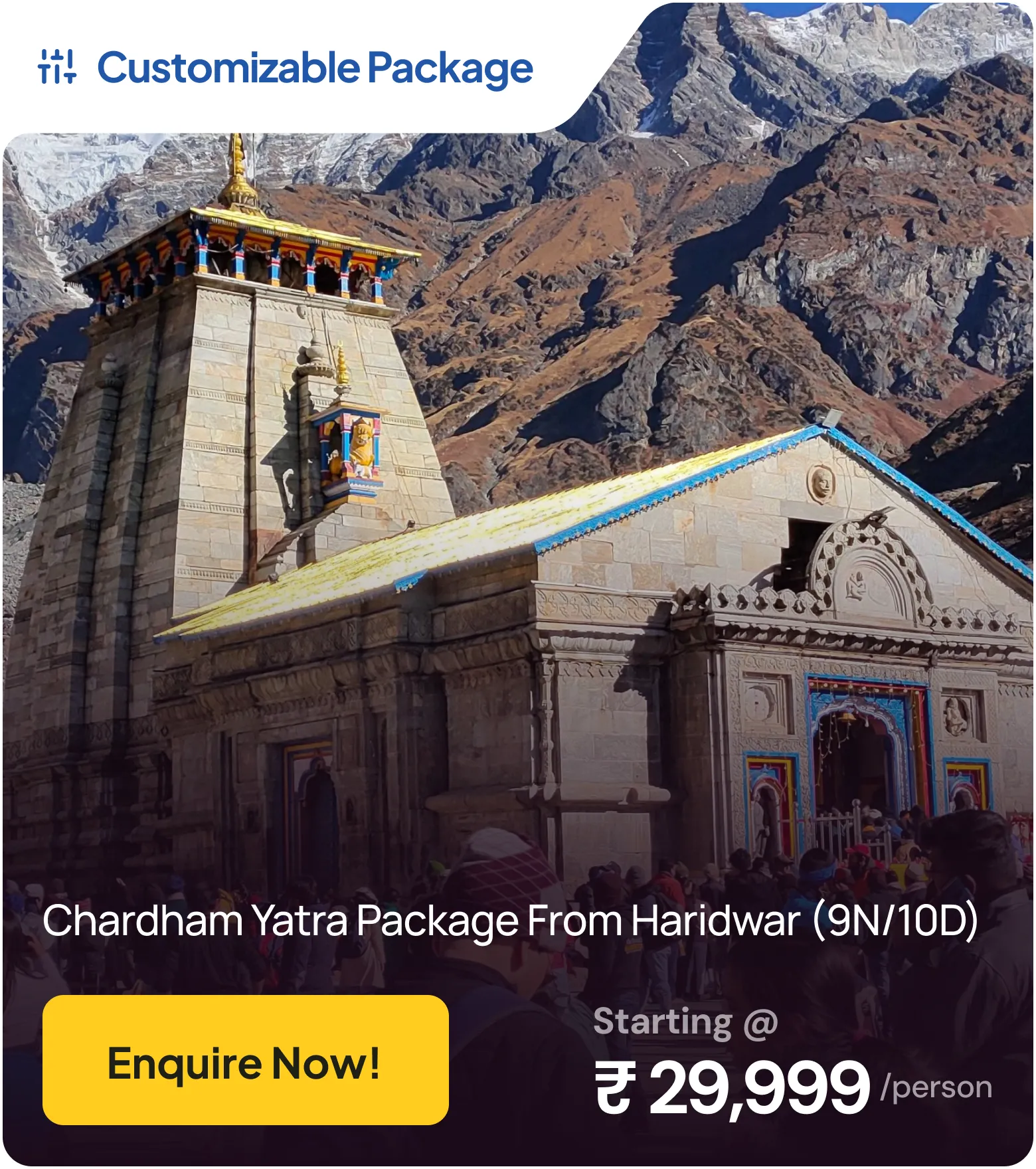 Chardham Yatra Package From Haridwar